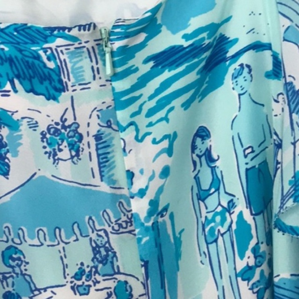 Lilly Pulitzer Catch of the Day Toile Dress